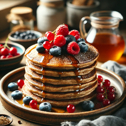 Protein Pancakes with Buckwheat Flour