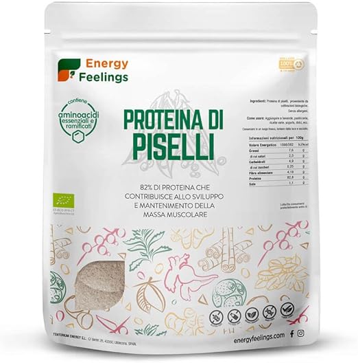 Energy Feelings Organic Pea Protein Powder 500g