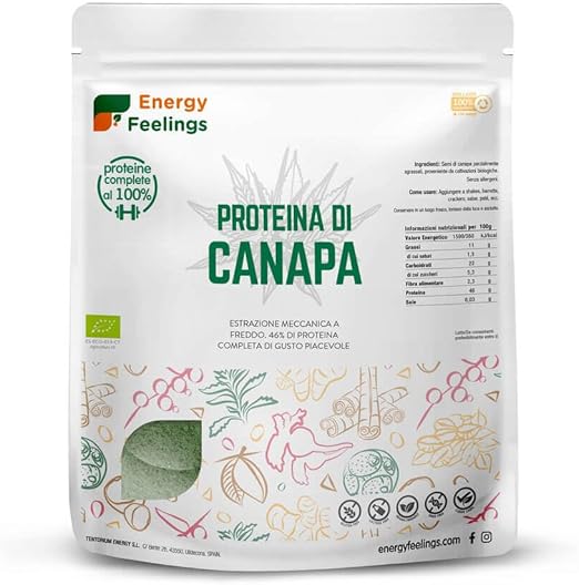 Energy Feelings Organic Hemp Protein Powder 500 g