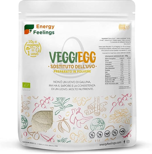 Energy Feelings Vegan Eggs Powder | Gluten Free Egg Substitute