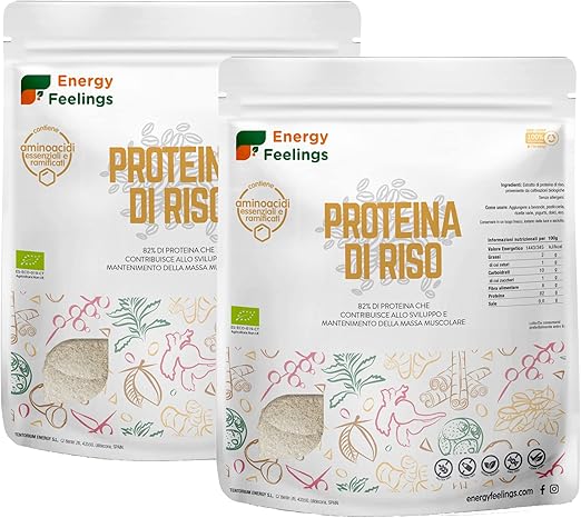 Energy Feelings Organic Rice Protein Powder 500g