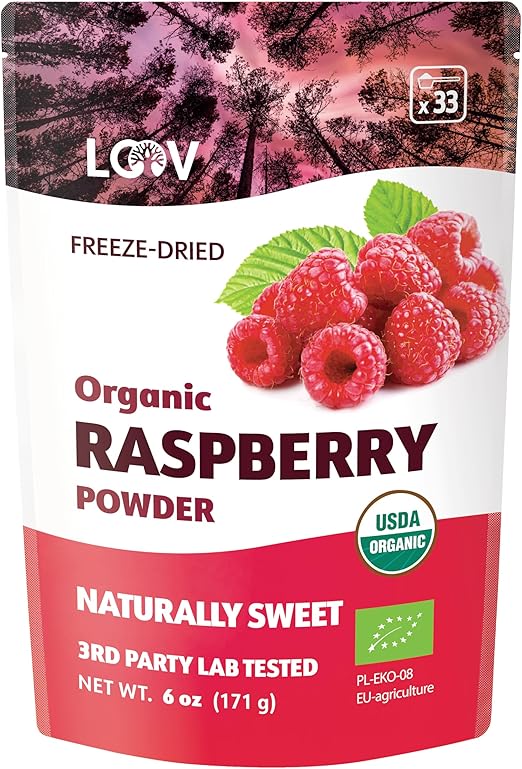 LOOV Organic Raspberry Powder