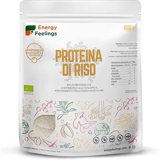 Energy Feelings Organic Rice Protein Powder 500g