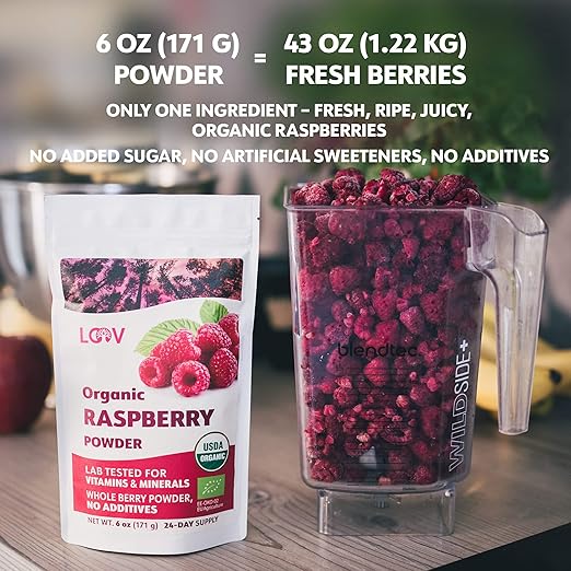 LOOV Organic Raspberry Powder