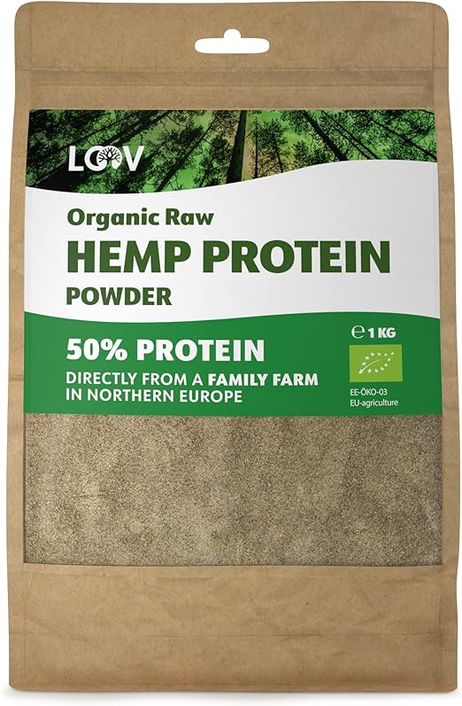 LOOV Organic Hemp Protein Powder, 1kg