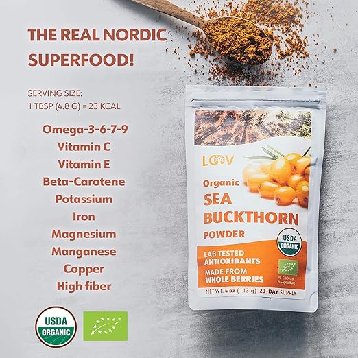 LOOV Organic Sea Buckthorn Powder