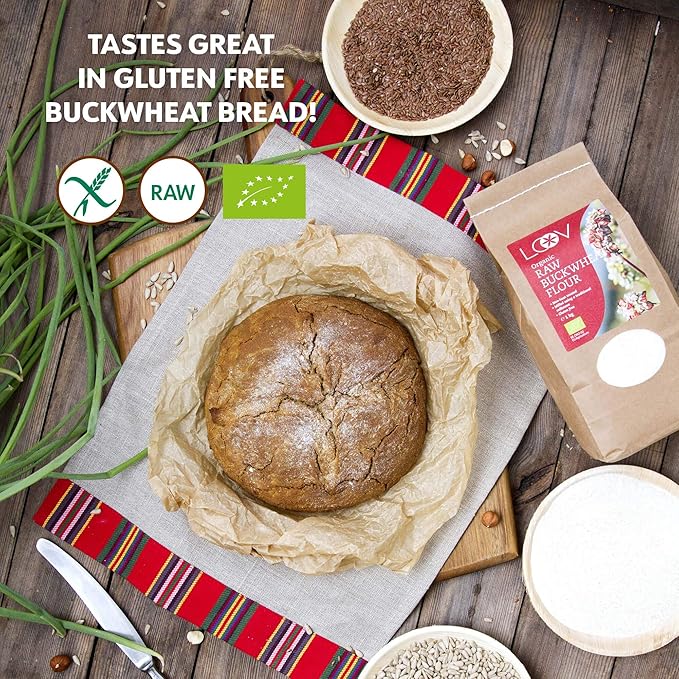 LOOV Untreated Buckwheat Flour, 1 kg